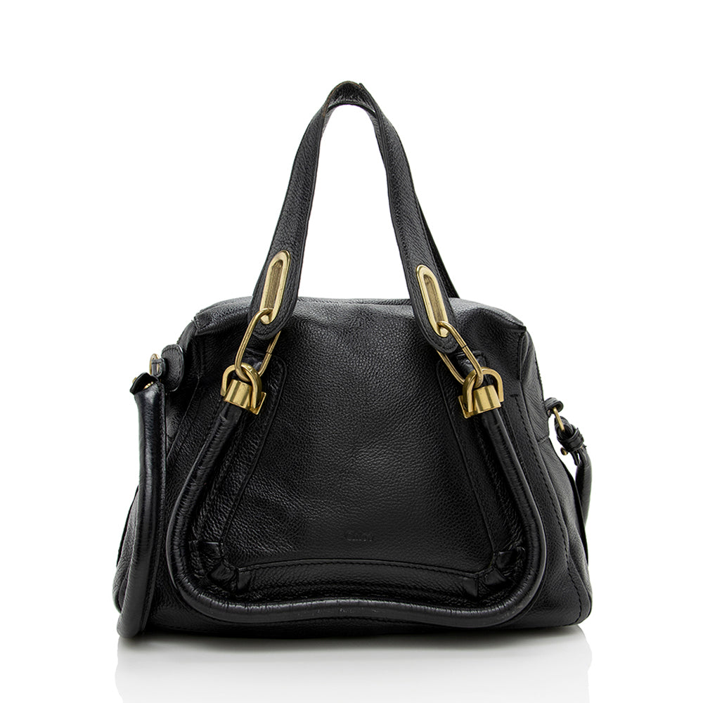 Chloe Leather Paraty Small Satchel (SHF-14867)