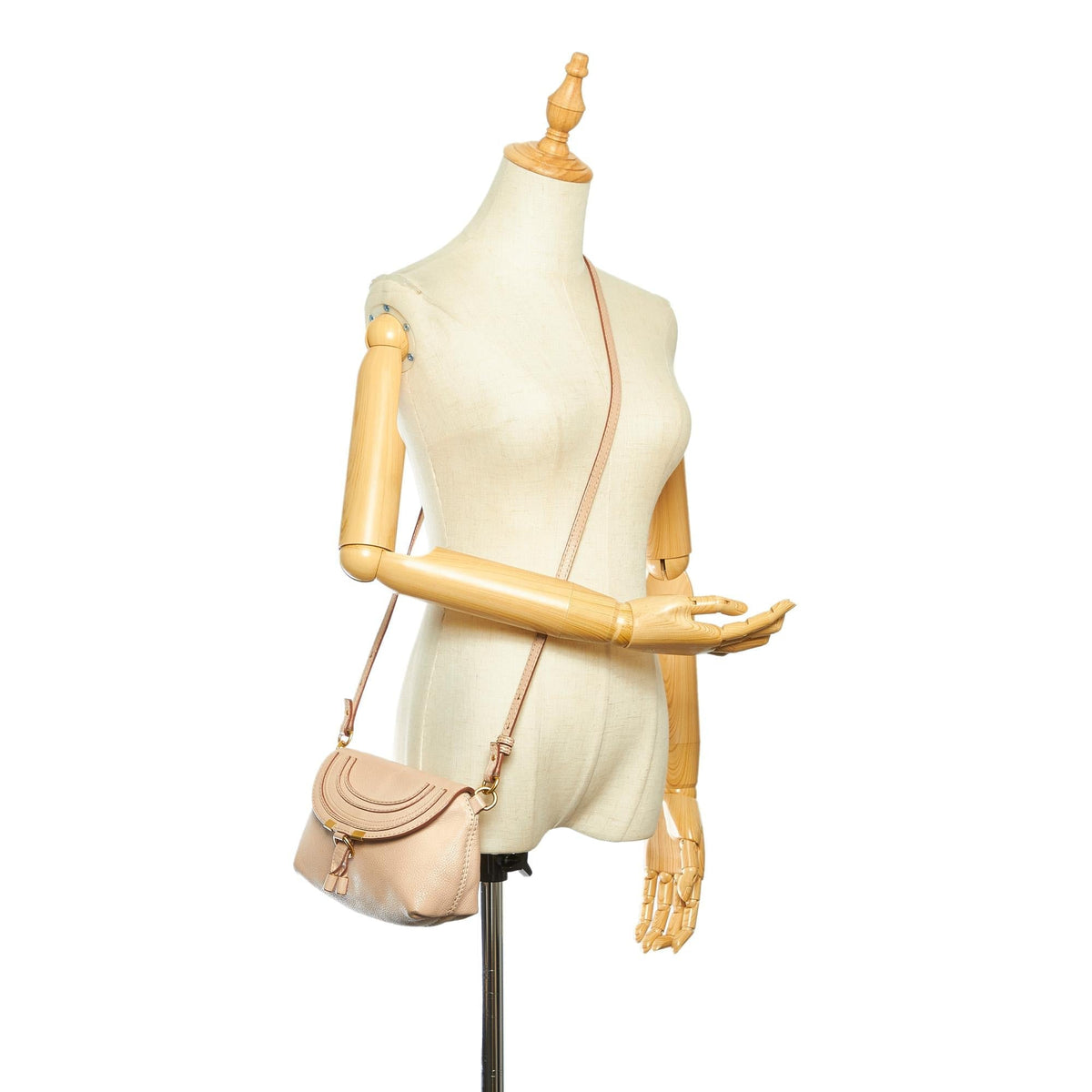 Chloe Marcie Leather Crossbody Bag (SHG-16862)