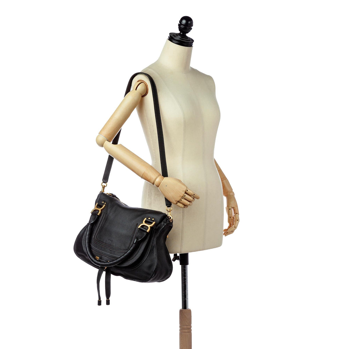 Chloe Marcie Leather Satchel (SHG-25956)