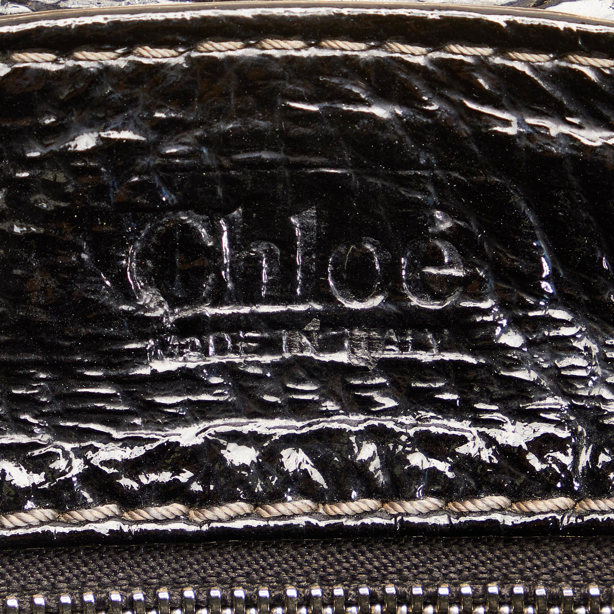 Chloe Paddington Patent Leather Handbag (SHG-26963)