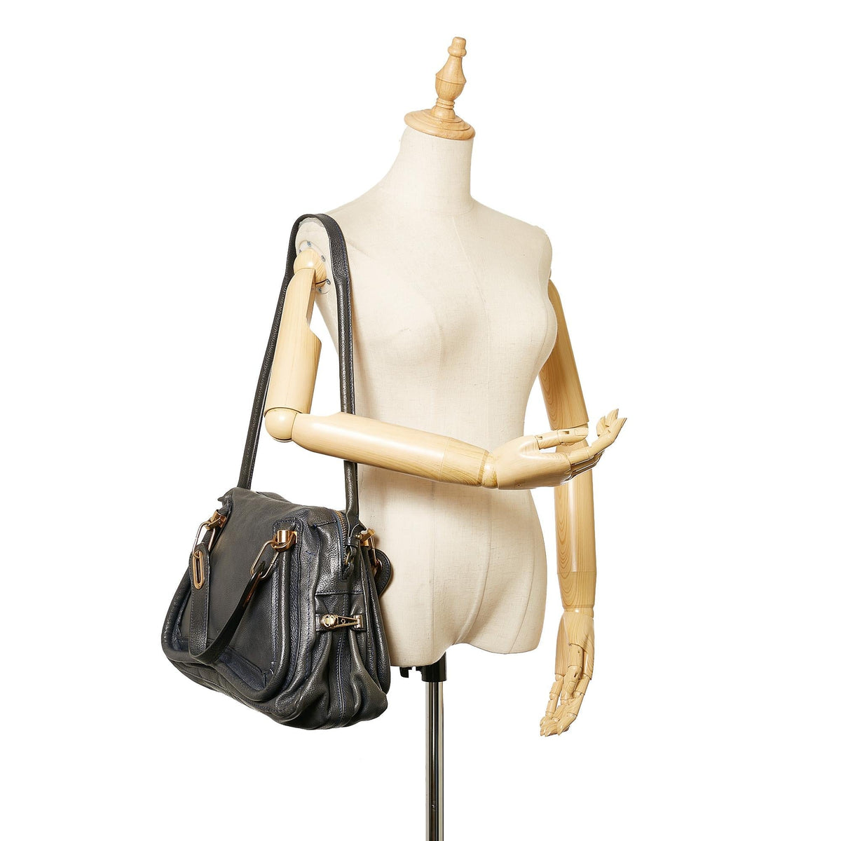 Chloe Paraty Leather Satchel (SHG-26805)