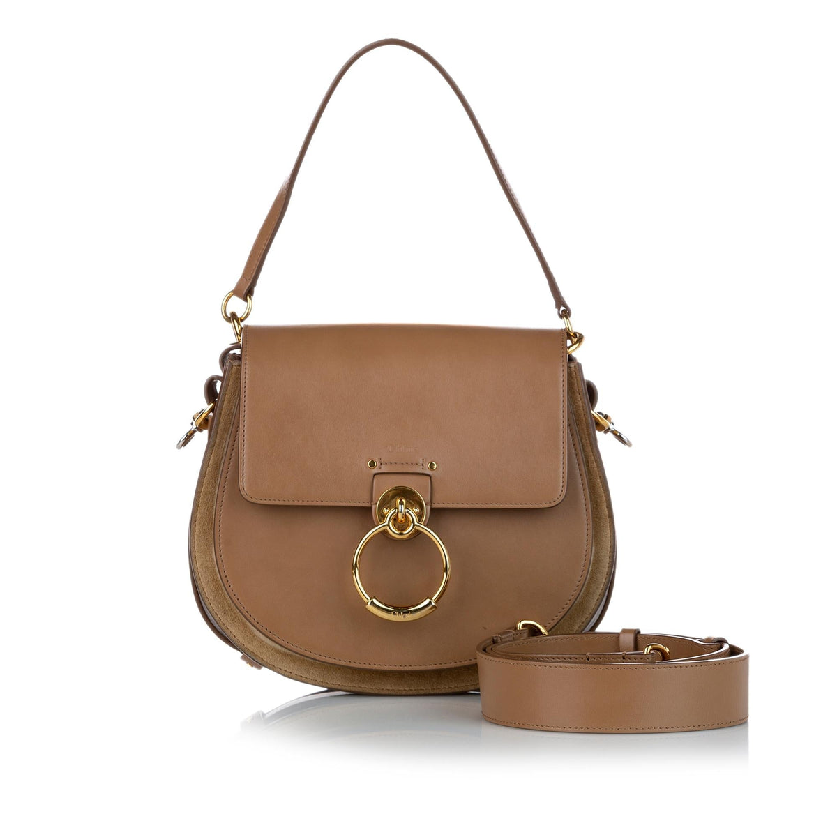 Chloe Tess Leather Satchel (SHG-27945)