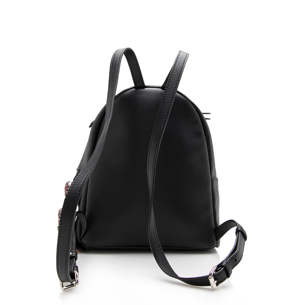 Fendi Leather Crystal By The Way Mini Backpack (SHF-14917)