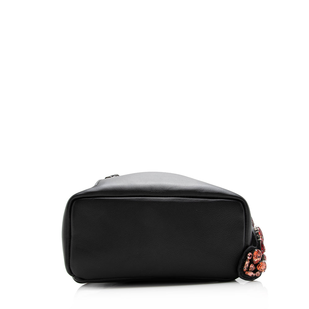 Fendi Leather Crystal By The Way Mini Backpack (SHF-14917)