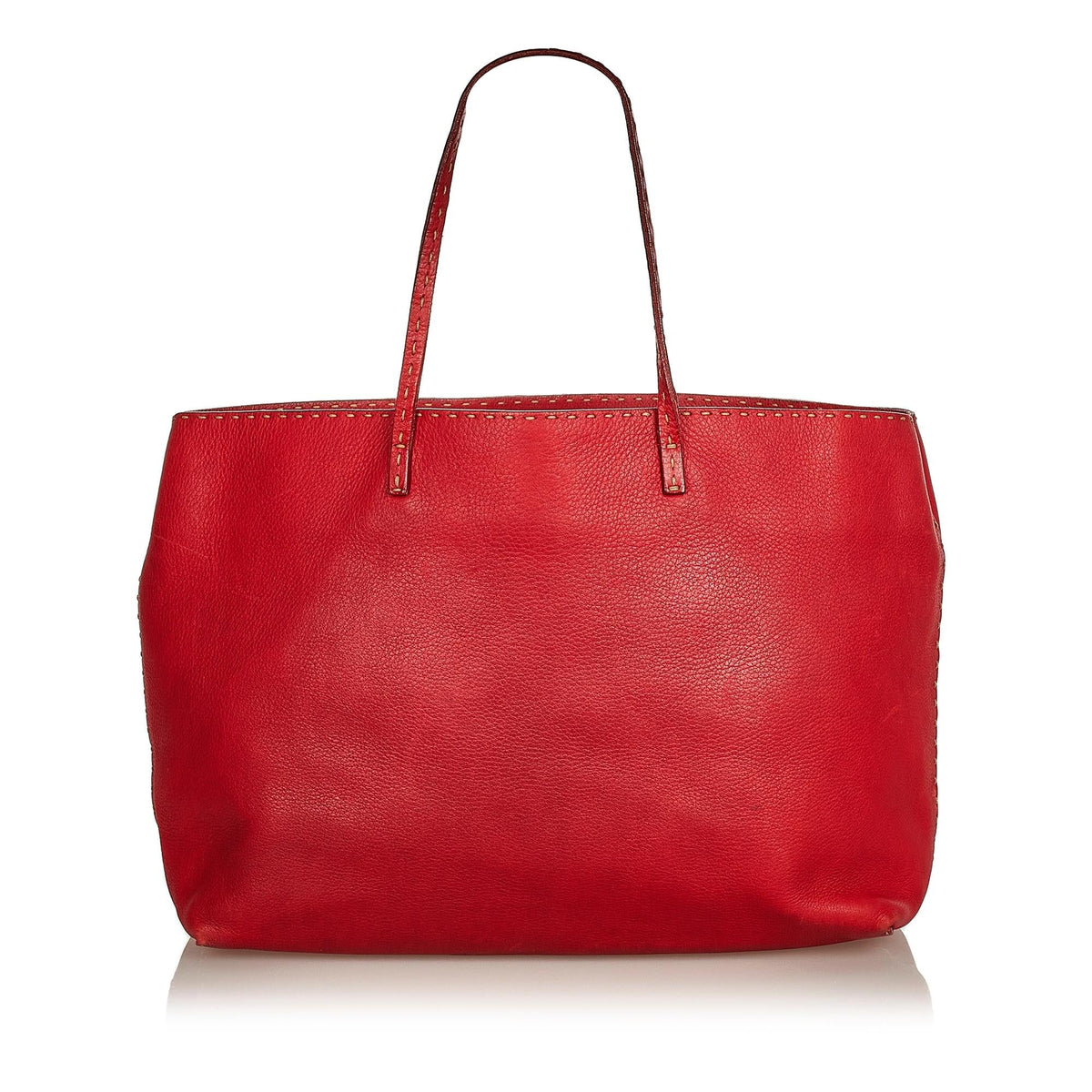 Fendi Selleria Leather Tote Bag (SHG-25660)