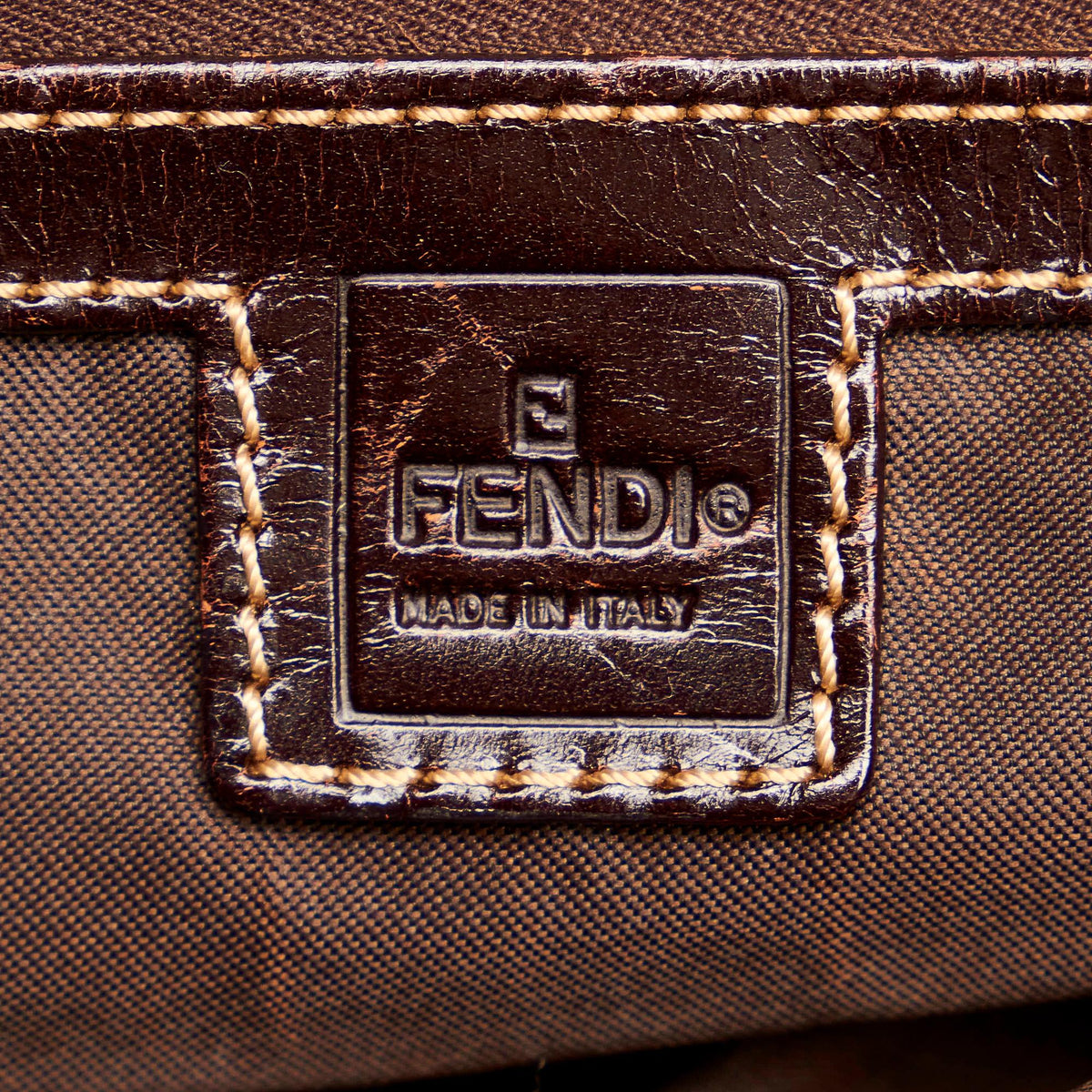 Fendi Zucchino Vinyl Tote Bag (SHG-27893)