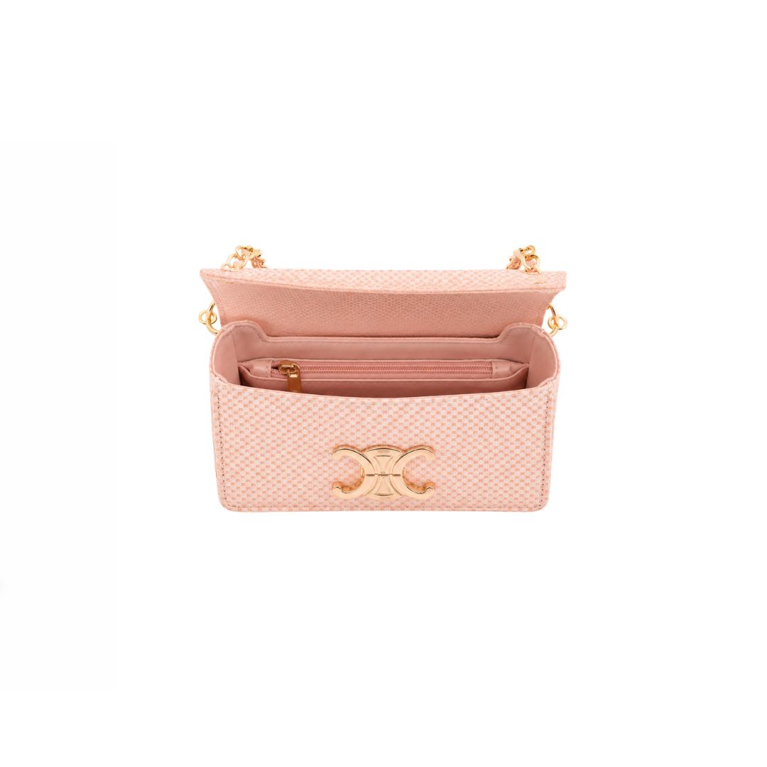 Zurelx Blush Chain Shoulder Handbag