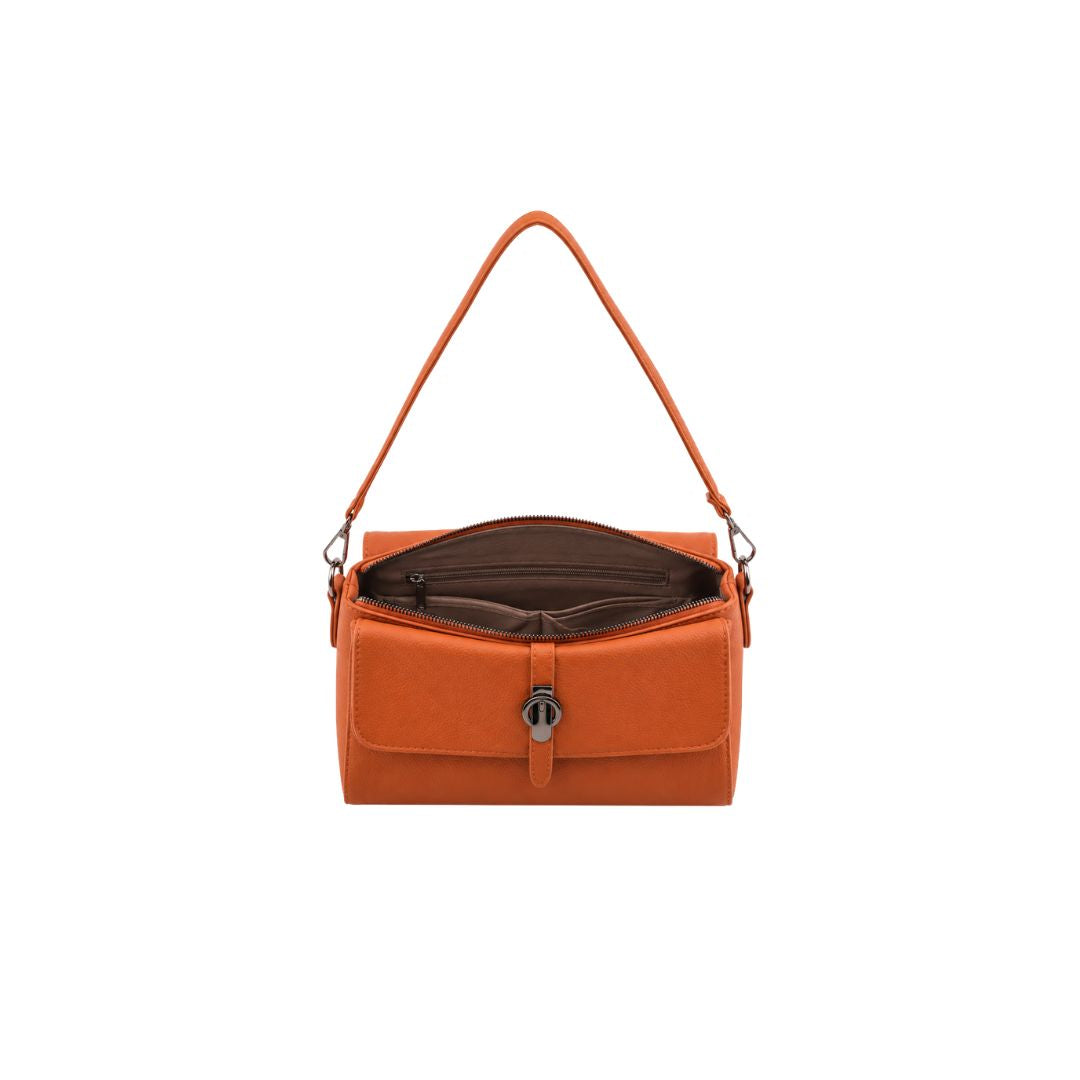 Zurelx Classic Brown Shoulder Handbag
