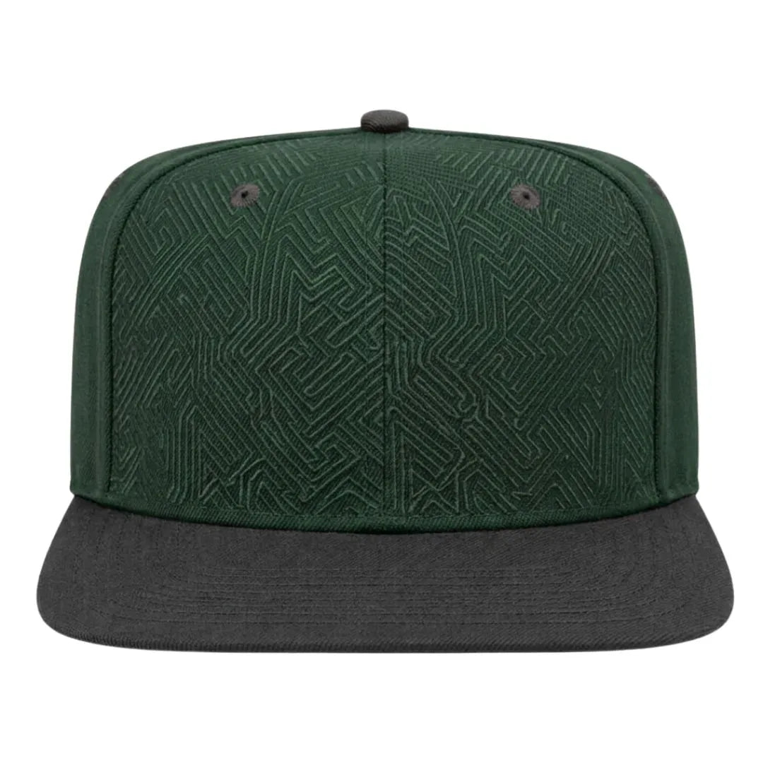 Zurelx Maze Print Two-Tone Snapback Cap