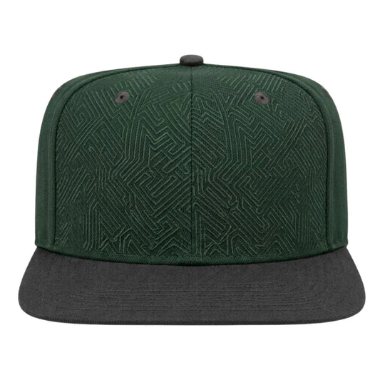 Zurelx Maze Print Two-Tone Snapback Cap