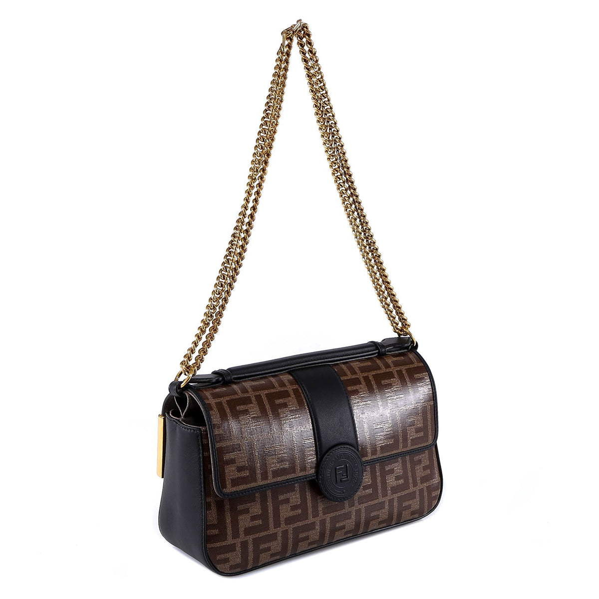 Fendi FF Logo Shoulder Bag