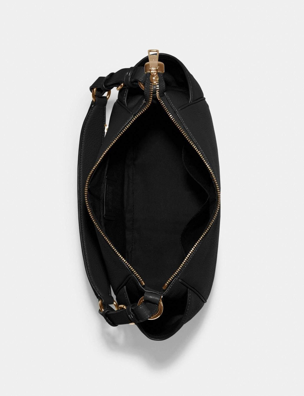 Leather Rori Shoulder Bag in Black