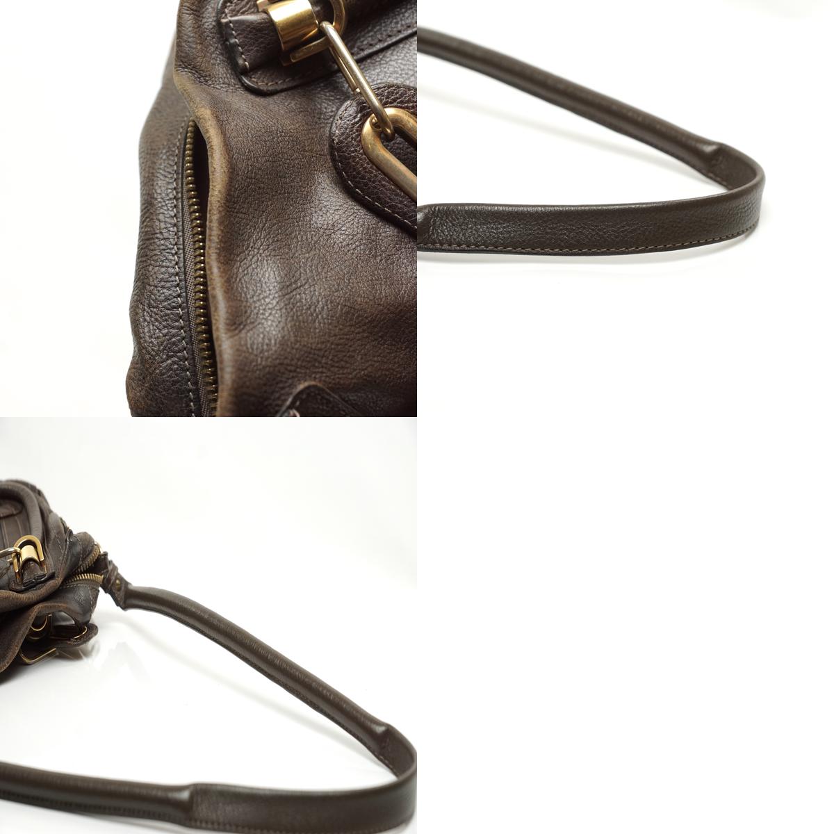 Chloe Paraty Shoulder Bag Dark