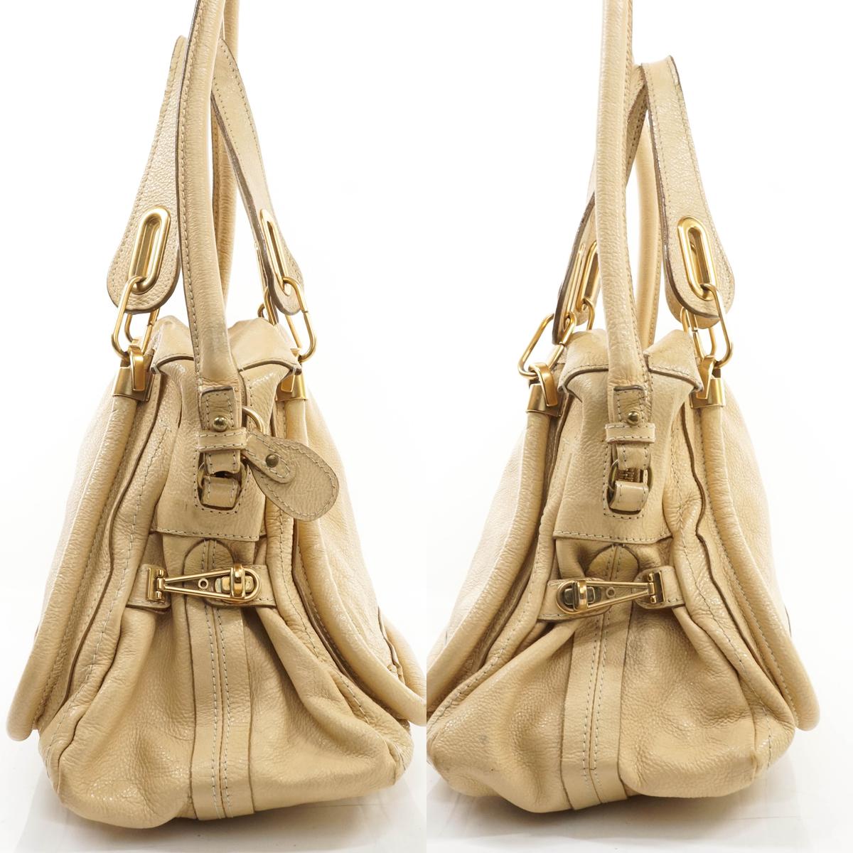 Chloe Paraty Tote Bag Leather Light