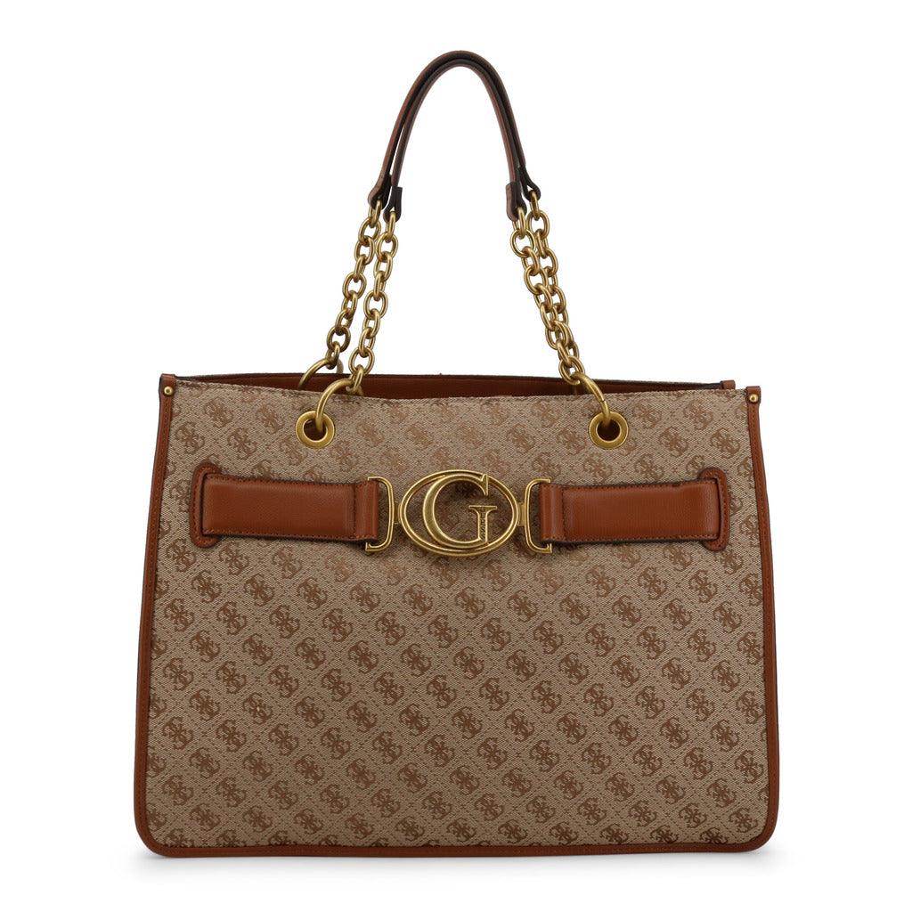 Aileen 4G Logo Chain Shopper Brown