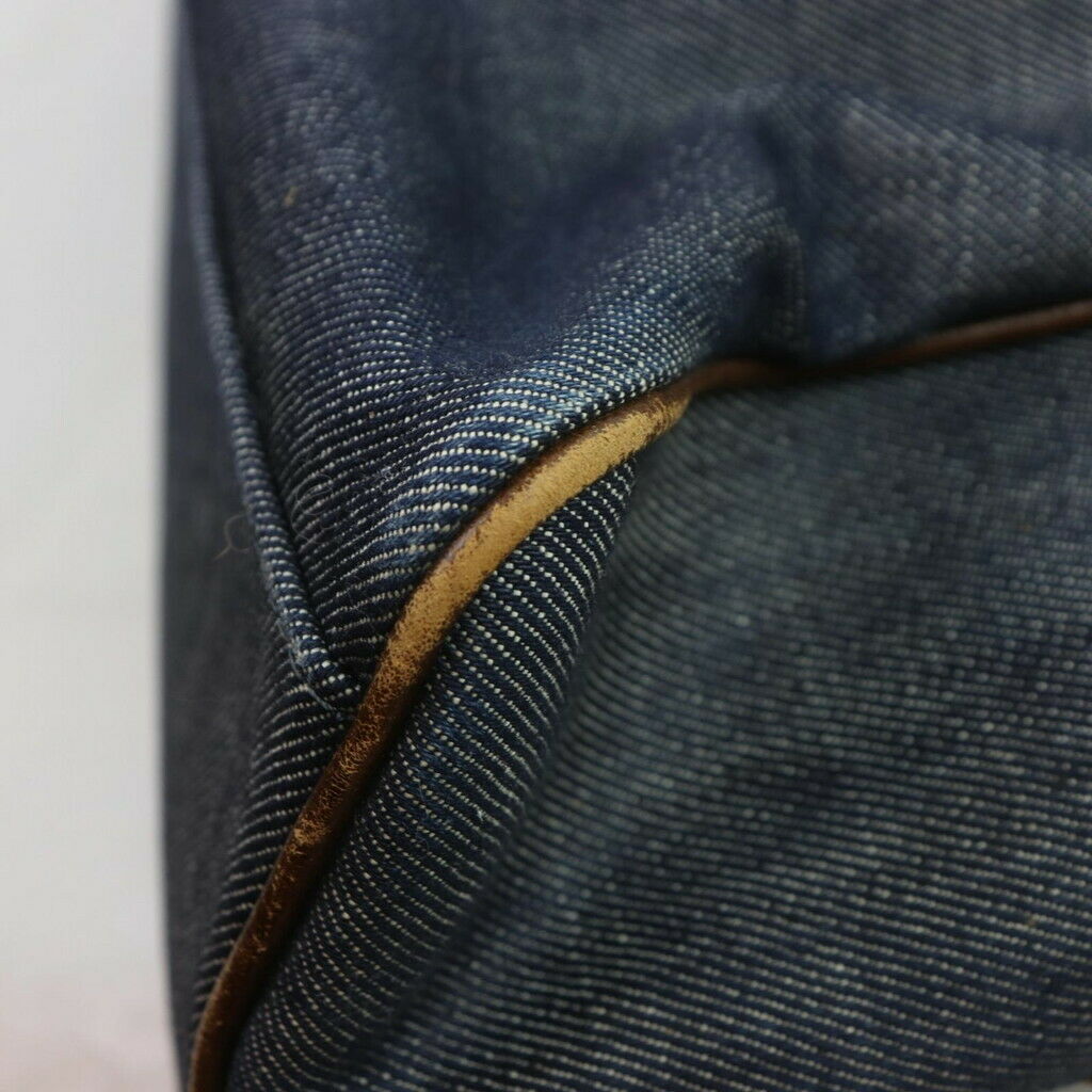Fendi Hand Bag Canvas Blue