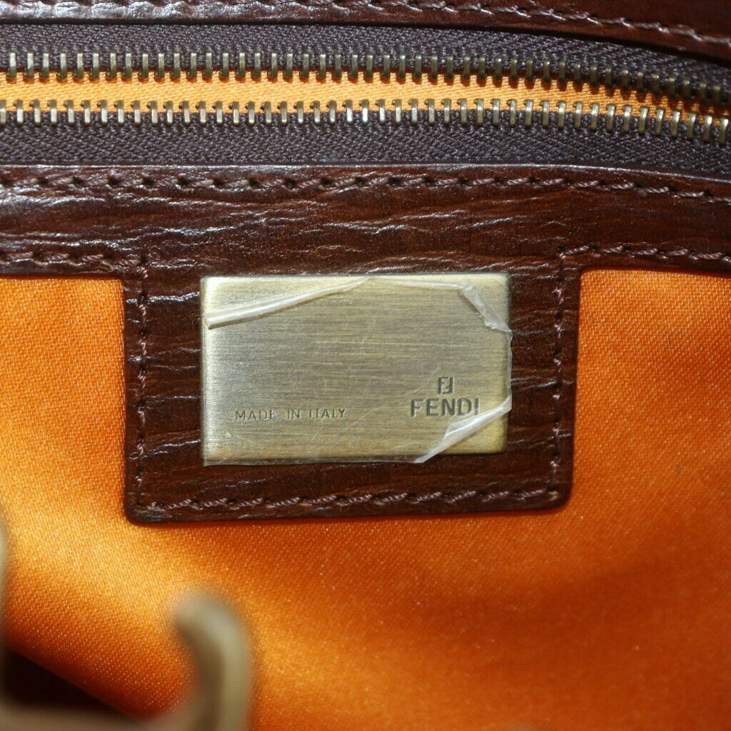 Fendi Hand Bag Canvas Blue