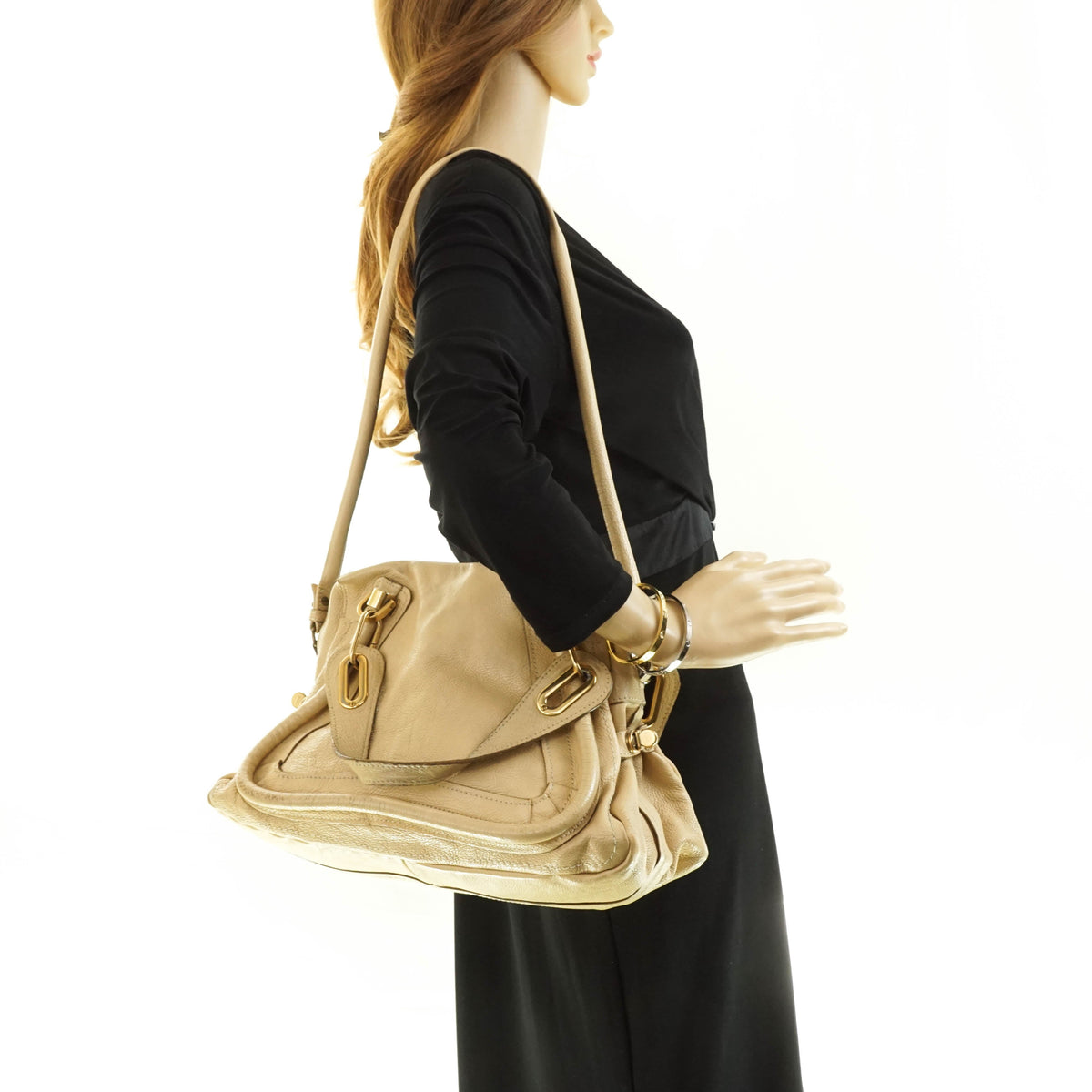 Chloe Paraty Tote Bag Leather Light